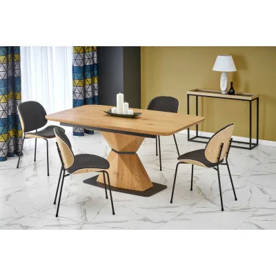 DIAMOND FOLDING TABLE, TABLE TOP AND LEGS - GOLDEN OAK